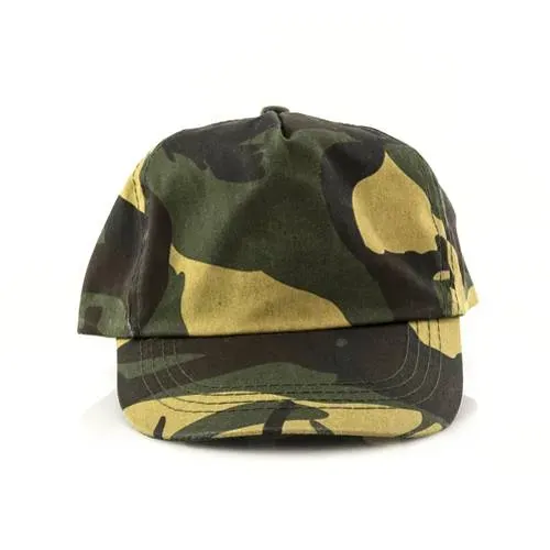 Gorra de 5 paneles de camuflaje con cierre ajustable ref 8080 - 00