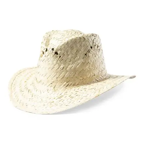 Sombrero de paja blanco con cinta interior cómoda ref 8085 - S C