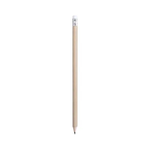 Lápiz de madera con goma de borrar y punta afilada ref 8587