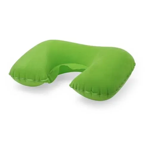 Almohadilla inflable para cuello de suave antelina ref 8772 - Verde Claro