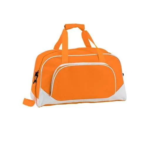 Bolso multiusos bicolor con cierre de cremallera ref 9146 - Naranja