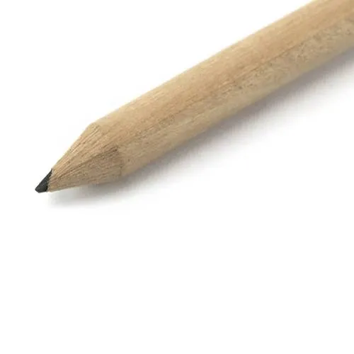 Minilápiz de madera con goma de borrar punta afilada ref 9607