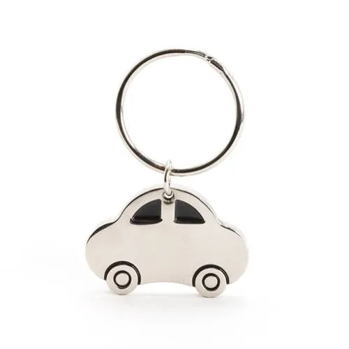 Llavero metálico coche diseño divertido marcaje láser ref 9642