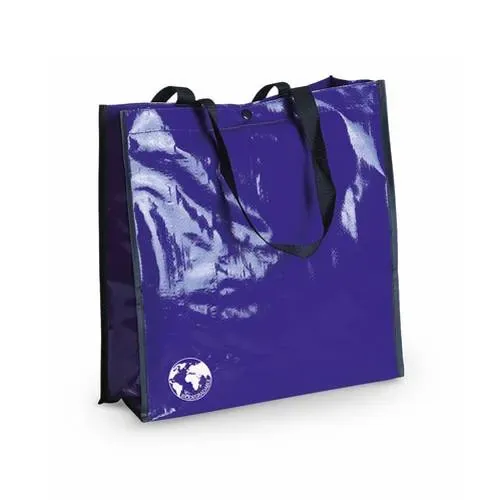 Bolsa biodegradable resistente con asas largas ref 9771 - Azul