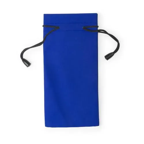 Funda limpiadora para gafas con cordones autocierre ref 9994 - Azul