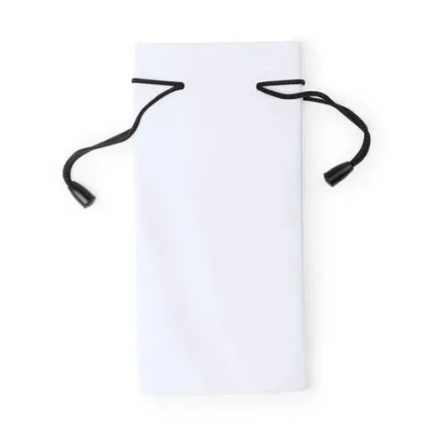 Funda limpiadora para gafas con cordones autocierre ref 9994 - Blanco