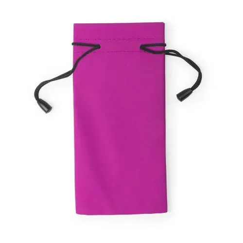 Funda limpiadora para gafas con cordones autocierre ref 9994 - Fucsia