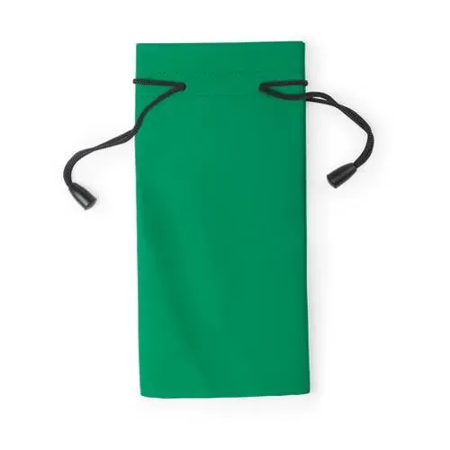 Funda limpiadora para gafas con cordones autocierre ref 9994 - Verde