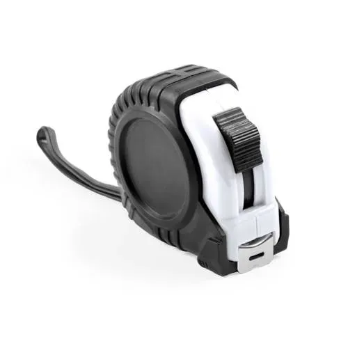 Flexómetro 3 metros con freno y clip incluido ref 3020 - Blanco