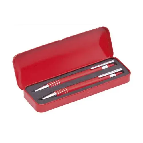 Set de bolígrafo y portaminas bicolor con estuche ref 3338 - vista 1