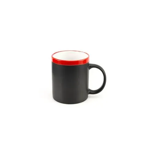 Taza de cerámica negra para pintar con tiza incluida ref 3272 - 00