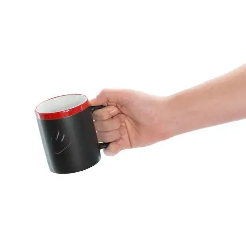 Taza de cerámica negra para pintar con tiza incluida ref 3272 - 01
