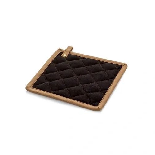 Agarrador de cocina cuadrado con gancho para fácil almacenamiento ref 94370 - Negro
