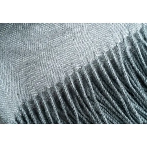 Manta acrílica suave personalizable con cinta ref 99044 - Gris 04