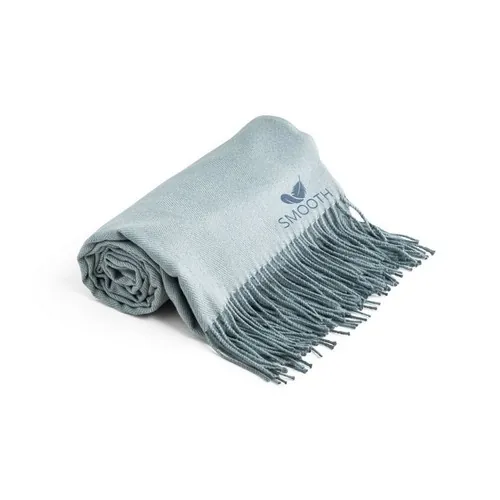 Manta acrílica suave personalizable con cinta ref 99044 - Gris