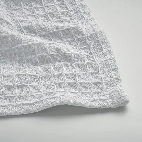 Manta waffle de algodón ligero en caja de regalo ref MO2049 - Item Detail Picture Blanco