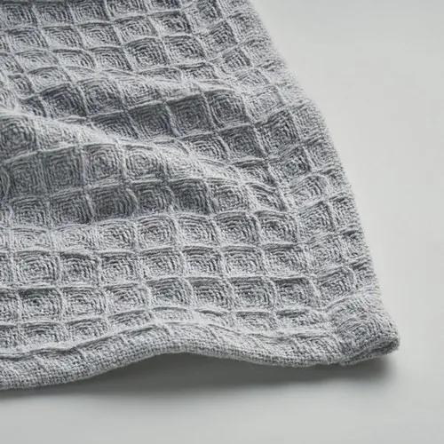 Manta waffle de algodón ligero en caja de regalo ref MO2049 - Item Detail Picture Gris