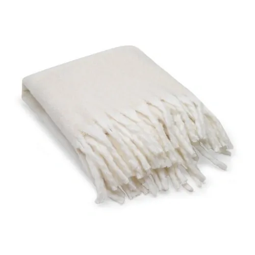 Manta de poliéster reciclado suave y elegante ref 99166 - Beige