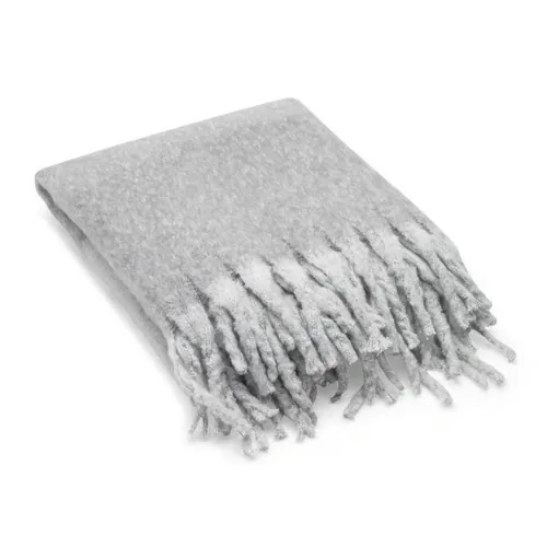Manta de poliéster reciclado suave y elegante ref 99166 - Gris