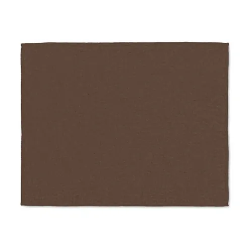 Manta de vellón RPET de 280 gr/m² con cinta imprimible ref MO6804 - Side Chocolate