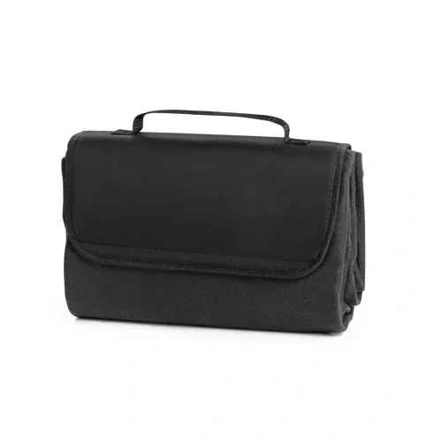 Manta polar ligera con asa de transporte ref 99076 - Negro