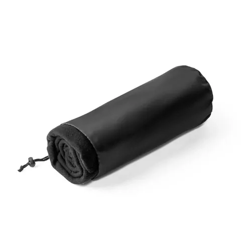 Manta polar reciclada ligera y práctica ref 99079 - Negro 02