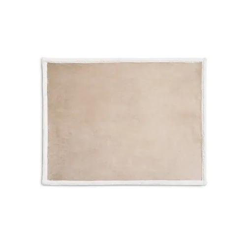 Manta polar reversible con forro sherpa y cierre ref 99078 - Beige 01