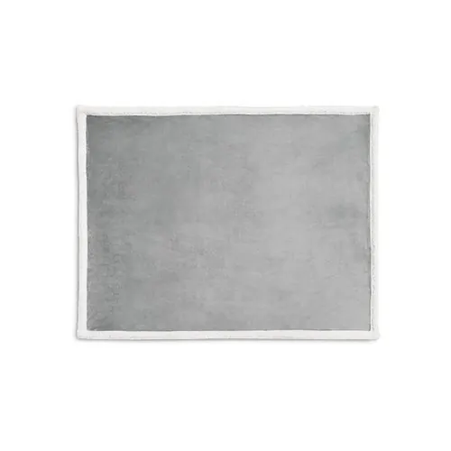 Manta polar reversible con forro sherpa y cierre ref 99078 - Gris 02