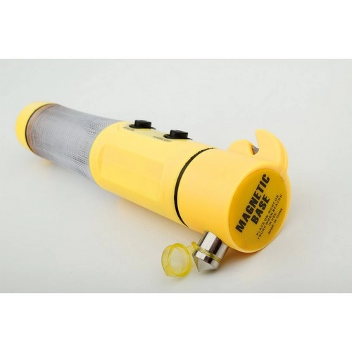 Martillo con imán y linterna LED para emergencias ref 94759