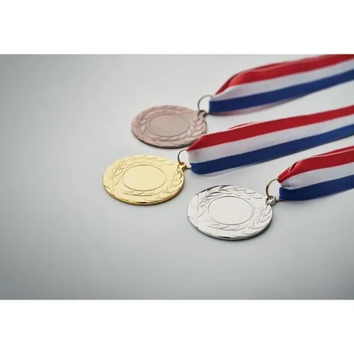 Medalla de hierro con cinta tricolor azul blanco rojo ref MO2260 - Item Detail Picture Oro