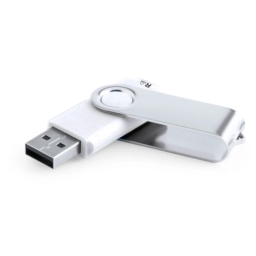 Memoria USB 16GB RABS eco-friendly con clip metálico ref 21213 - 00