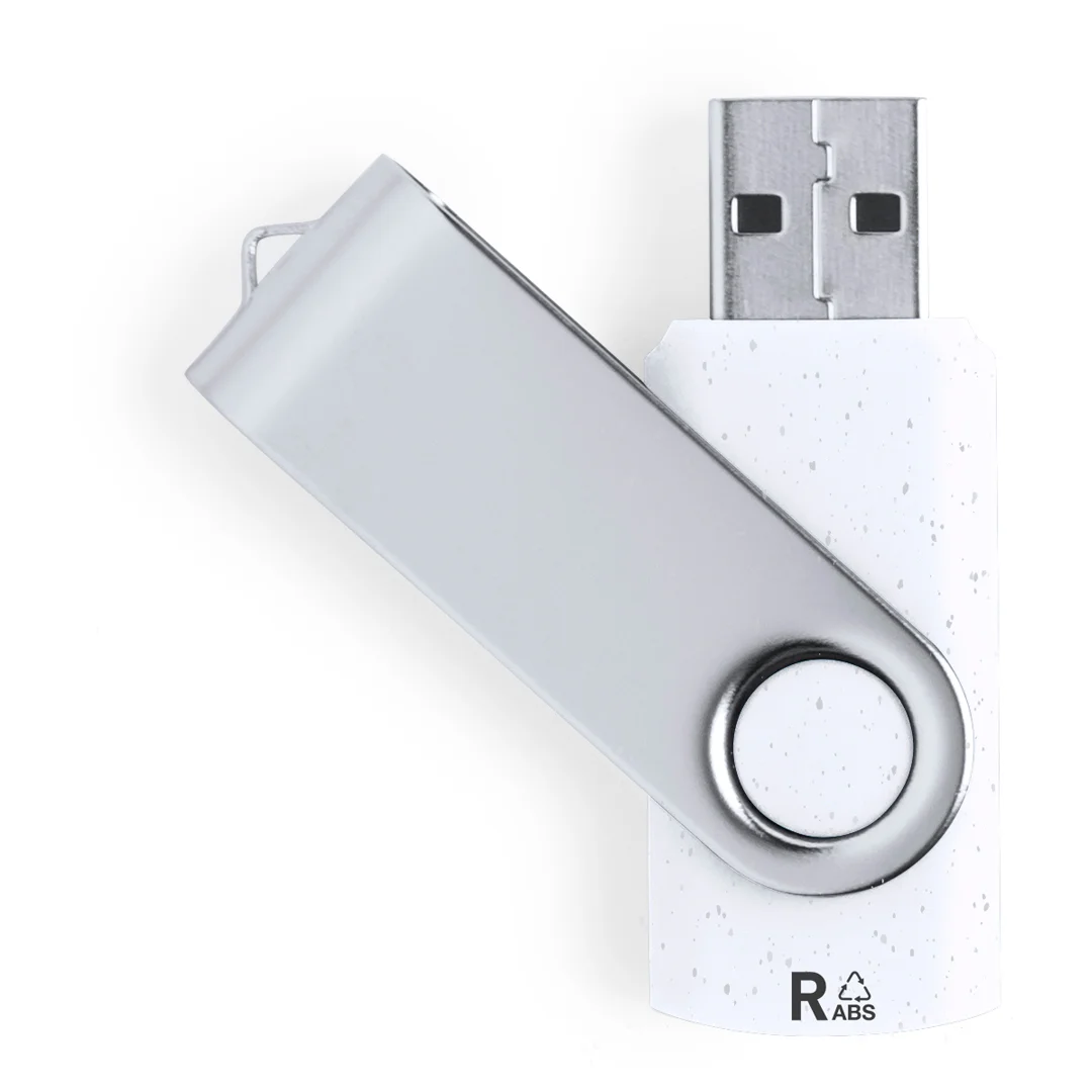 Memoria USB 16GB RABS eco-friendly con clip metálico ref 21213 - 01