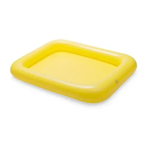 Mesa inflable de PVC con bordes anticaída en vivos colores ref 4818 - Amarillo