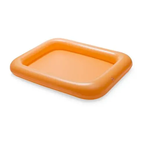Mesa inflable de PVC con bordes anticaída en vivos colores ref 4818 - Naranja