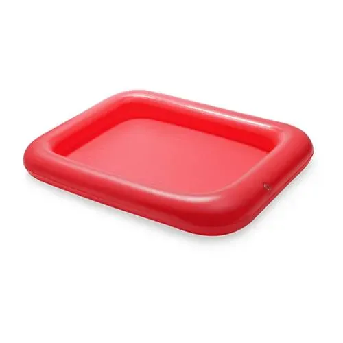 Mesa inflable de PVC con bordes anticaída en vivos colores ref 4818 - Rojo