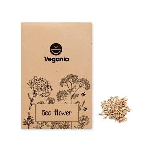Semillas de Flores de Abeja en Sobre Kraft Ecológico ref MO6501 - Printed Beig