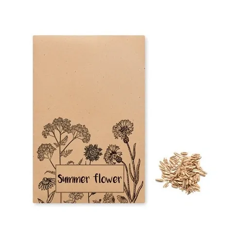 Mezcla de semillas de flores silvestres en sobre kraft ref MO6502 - Beig