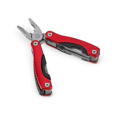 Mini alicate multifunción plegable con 9 funciones ref 94016 - Rojo 02