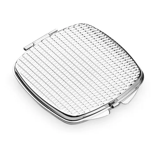 Mini espejo doble plegable compacto para bolso ref 94860 - Cromado 03