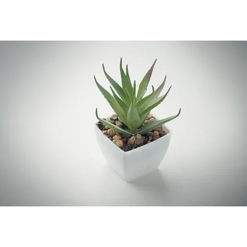 Mini planta artificial artiloe decorativa para tu hogar ref MO2852 - Blanco Item Detail Picture