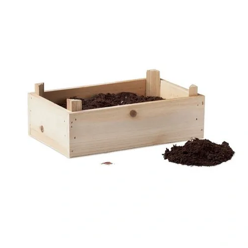 Mini huerto de tomates Raf en caja de madera ref MO6498 - Side Madera