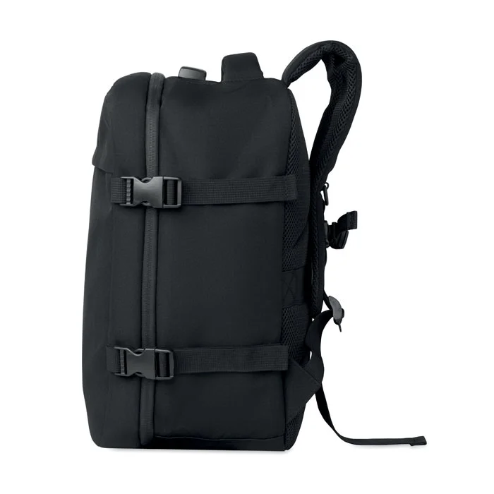Mochila RPET 20 L con candado LockGo personalizable ref mo3137 - Negro 00