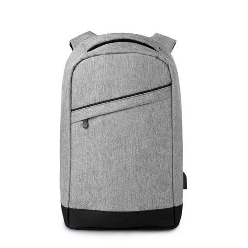 Mochila jaspeada con conector de carga USB ref MO9294