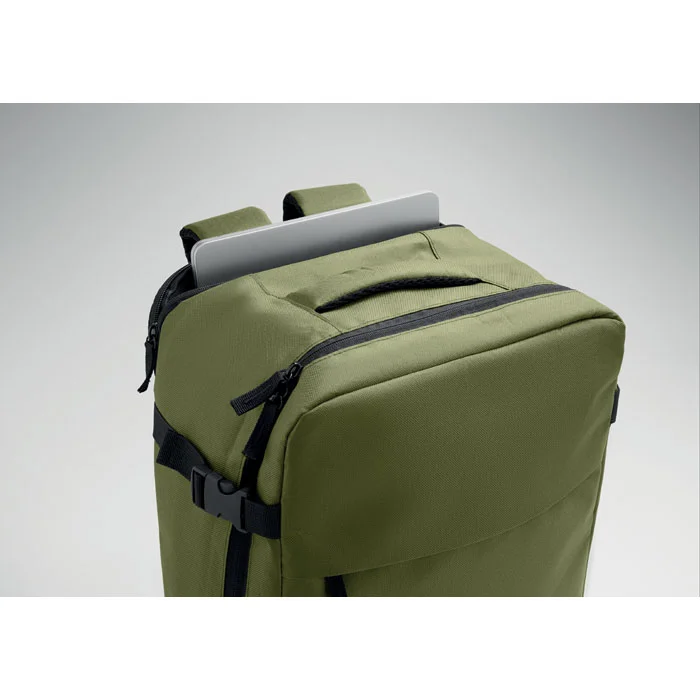 Mochila de cabina extensible 20 L Aspen ref mo3195 - Verde Militar Abierta