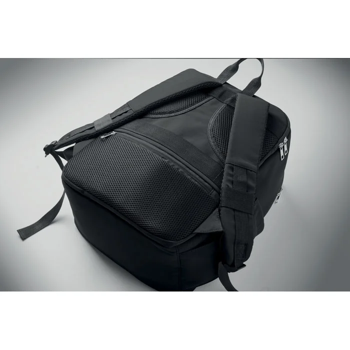 Mochila de cabina de nailon 20 L Salem personalizable ref mo3155 - Negro Abierta