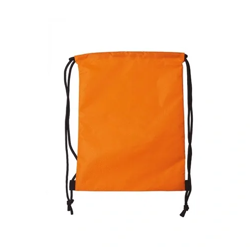 Mochila de cuerdas con asas gruesas en poliéster ref LO35 - Naranja