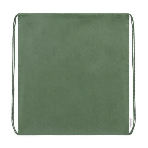 Mochila de cuerdas orgánica 100 algodón ref MA48 - Verde