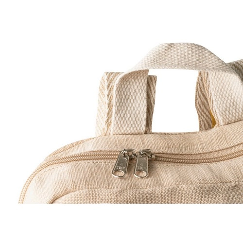 Mochila de juco con bolsillo frontal y correas ajustables ref 92938