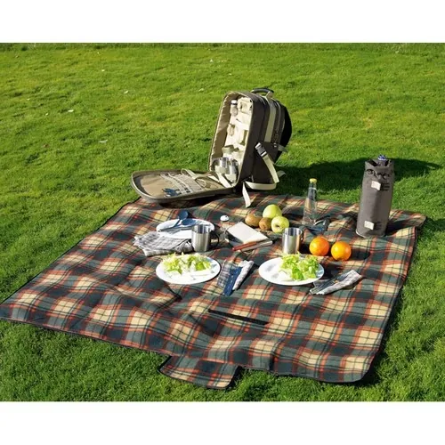 Mochila de picnic para 4 personas con manta y accesorios ref AR1470