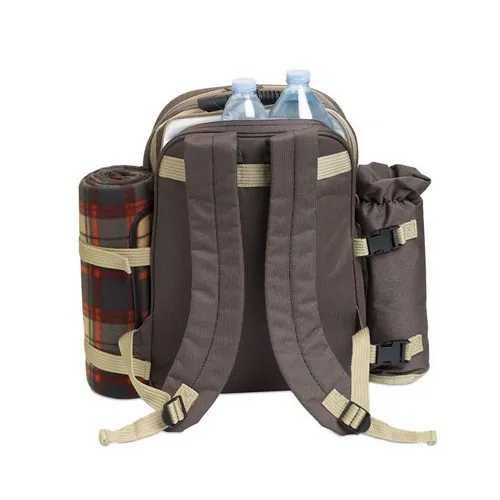 Mochila de picnic para 4 personas con manta y accesorios ref AR1470